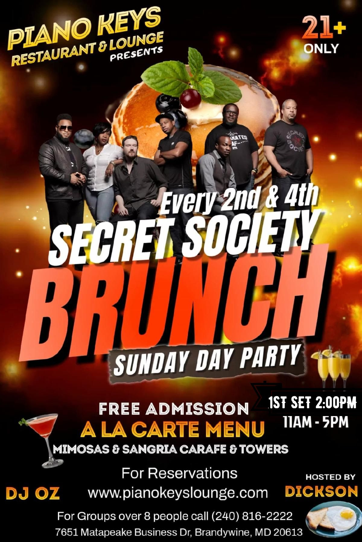 Piano Keys Lounge 2nd and 4th Sundays flyer