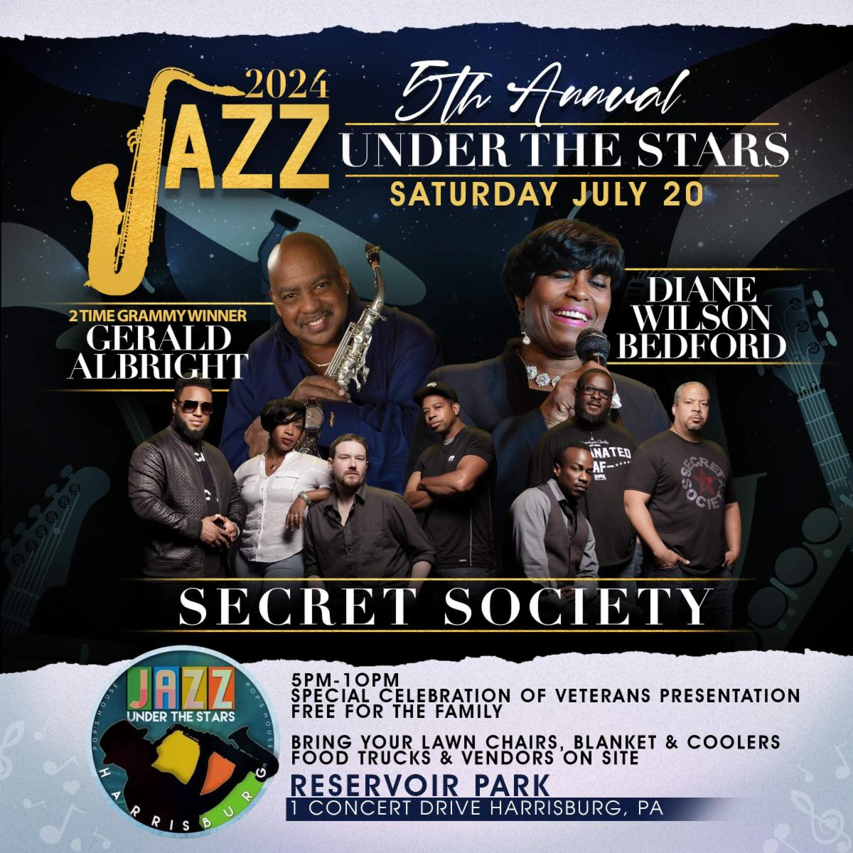 5th Annual Under the Stars Concert flyer